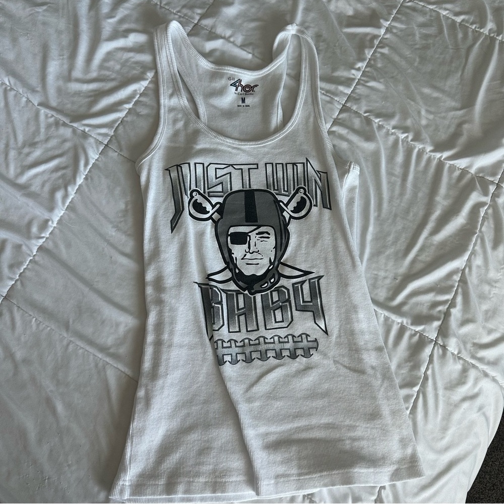 RAIDERS WOMENS TANK TOP LOGO GAME DAY GEAR